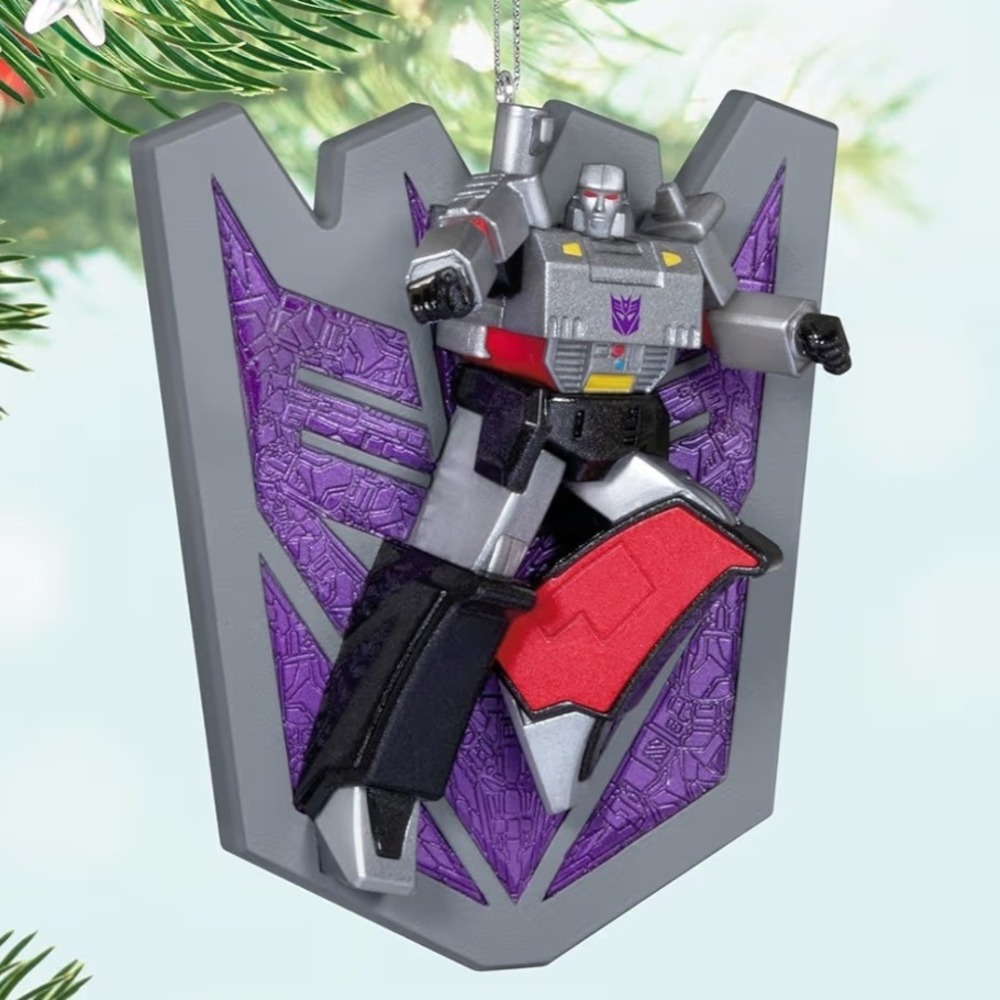Hallmark NEW Megatron's Might Ornament Transformers 2025 Retro